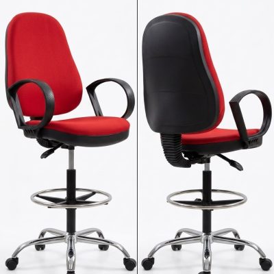 Chaise de Bureau Dessinateur Ergonomique à Hauteur Réglable