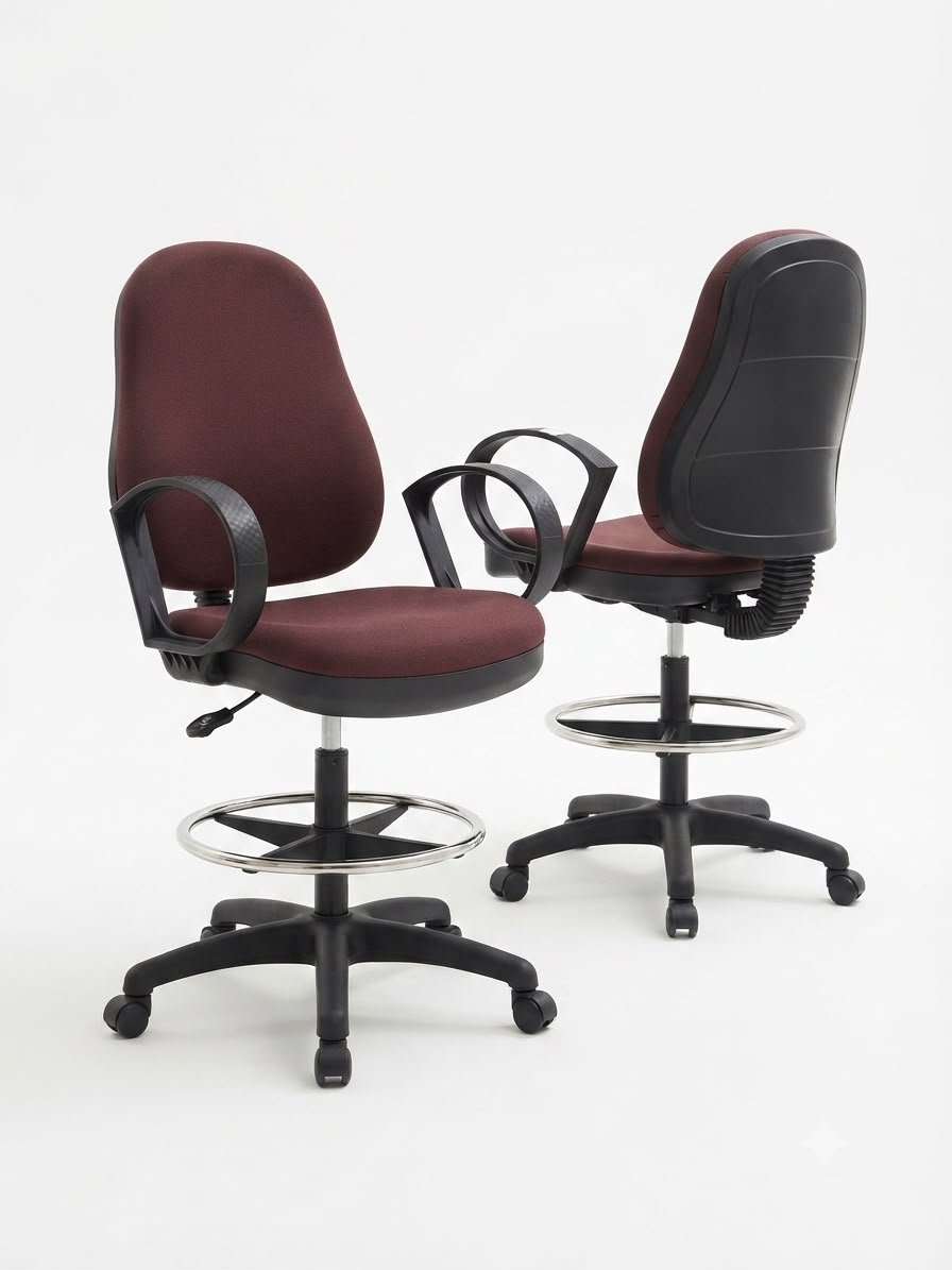 Chaise de Bureau Dessinateur Ergonomique à Hauteur Réglable – Image 2